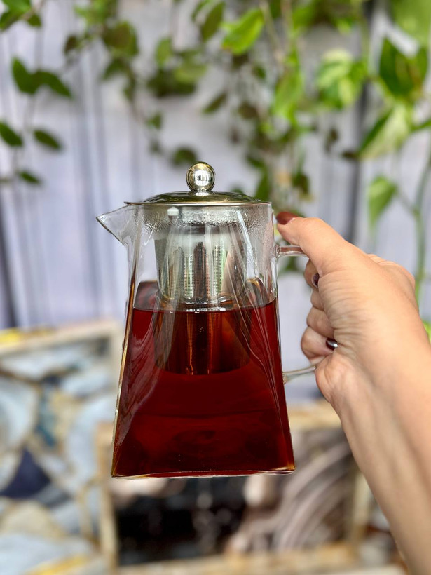 خرید قوری پیرکس هرمی ۹۵۰ میل
