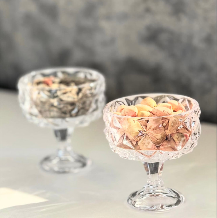 خرید بستنی خوری و دسر خوری بلور پایه دار بلینک مکس blink max