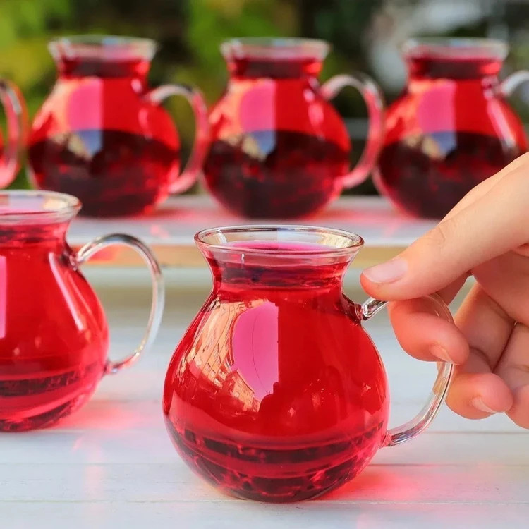 فنجان پیرکس چایخوری دسته دار محصول از ارو arow ترکیه