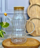 روغن ریز پیرکس طرح شیار دار درب بامبو ۱۰۰۰ میل