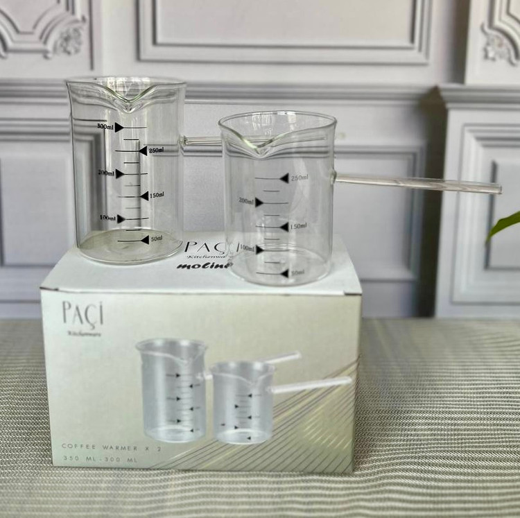 قهوه جوش و شیرجوش پیرکس برند پاچی قهوه جوش و شیرجوش پیرکس برند پاچی paçi ترکیه