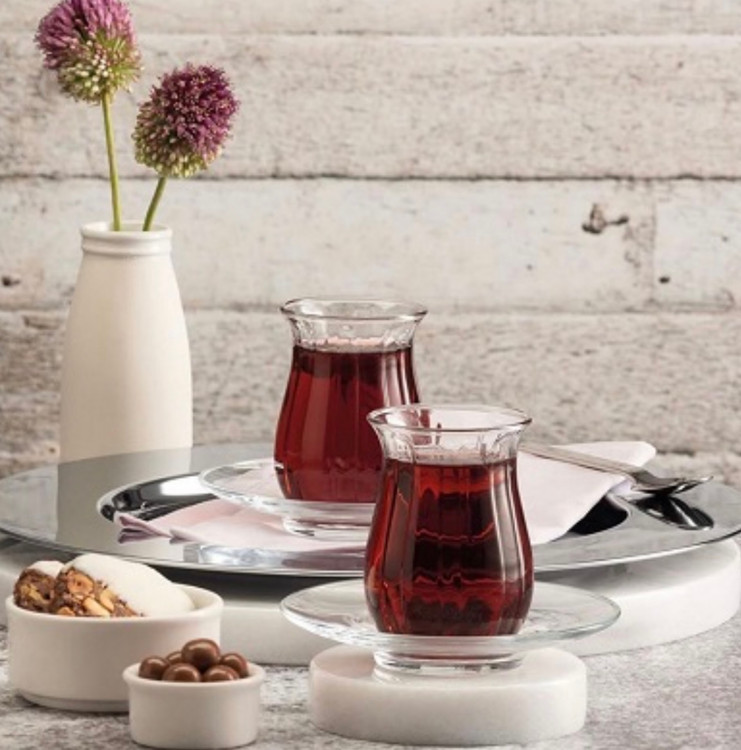 خرید استکان چای ۳ تایی مدل لینکا برند پاشاباغچه pasabahçe