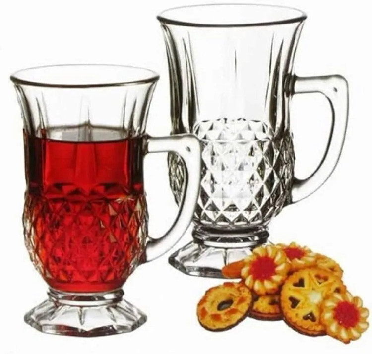 فنجان چای پایه دار مدل استانبول برند پاشاباغچه