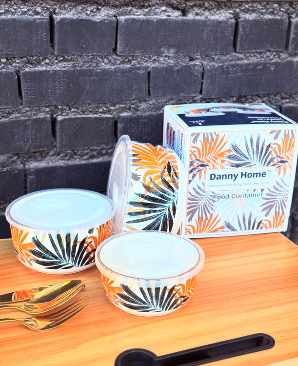 خرید ظرف نگهدارنده سرامیکی سه تایی برند دنی هوم Danny home