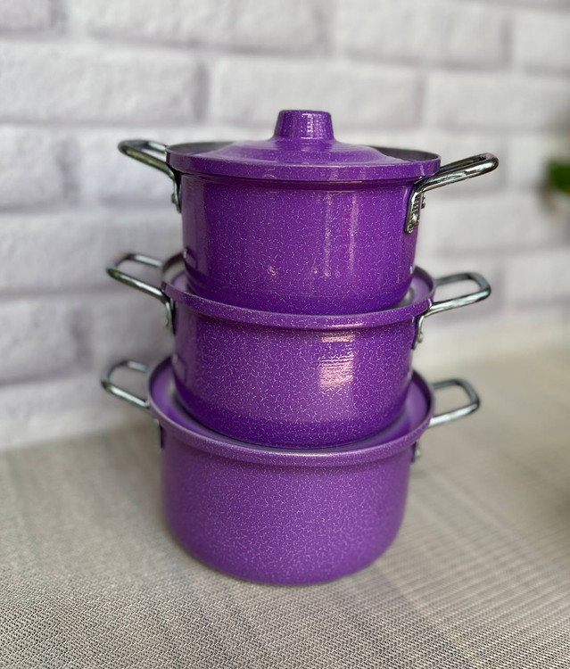 قابلمه روحی کوچک ۳ عددی آلومینیومی