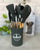 ست کفگیر ملاقه سیلیکونی ۱۲ تکه