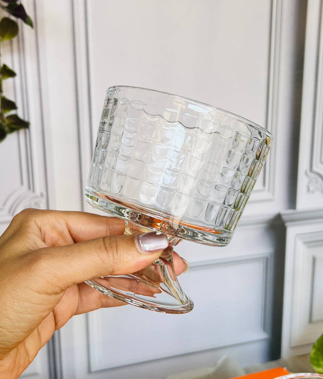 خرید بستنی خوری و دسرخوری حصیری دلی گلس deli glass