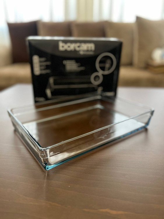 ظرف پیرکس مستطیل بورجام borcam Guzzini کد ۵۹۳۲۴