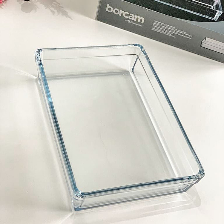 تابه و ظرف پیرکس مستطیل بورجام borcam Guzzini سایز ۳۶*۲۵ کد ۵۹۳۳۴