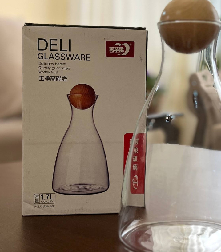 تنگ و پارچ درب توپی برند دلی گلس deli glass