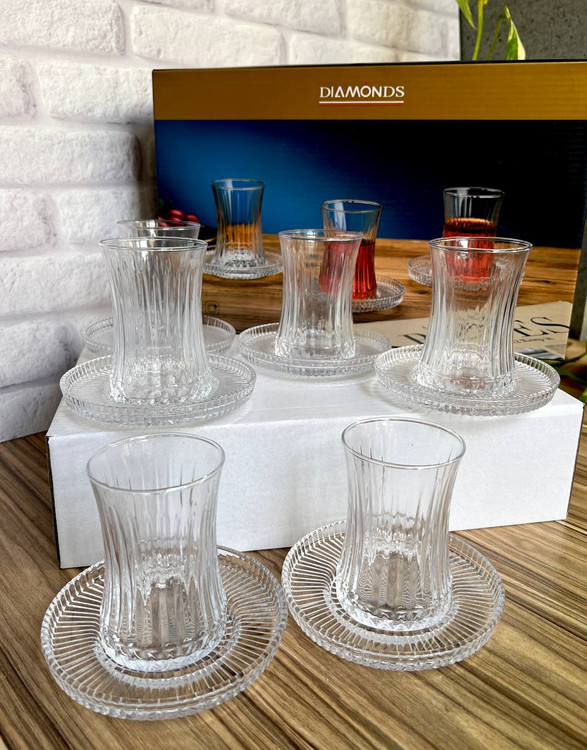 خرید ست استکان نعلبکی طرح الیسا برند دیاموندس diamonds