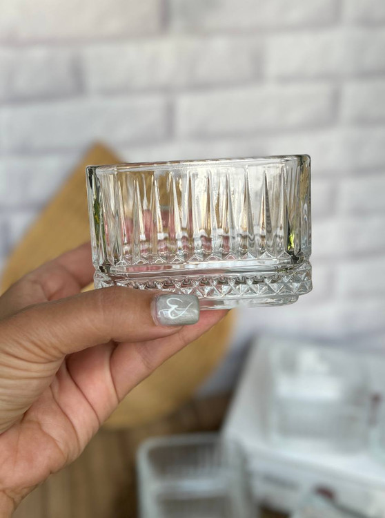 دسر خوری مربع طرح الیسا برند دلی گلس deli glass