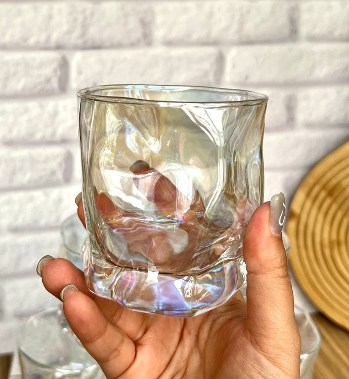 لیوان دفرمه یا مچاله برند دلی گلس deli glass