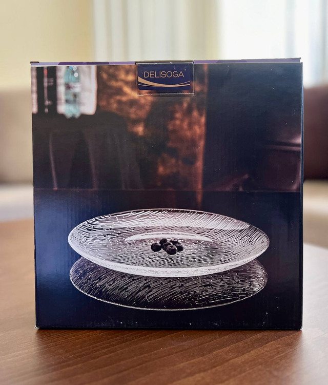 دیس گرد یخی لب طلا برند دلی گلس