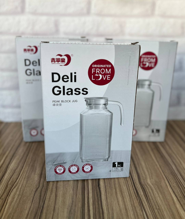 پارچ در دار دلی گلس deli glass