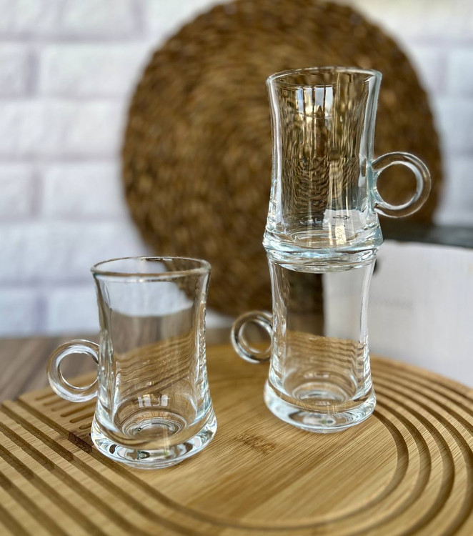 استکان و فنجان کمر باریک دلی گلس deli glass