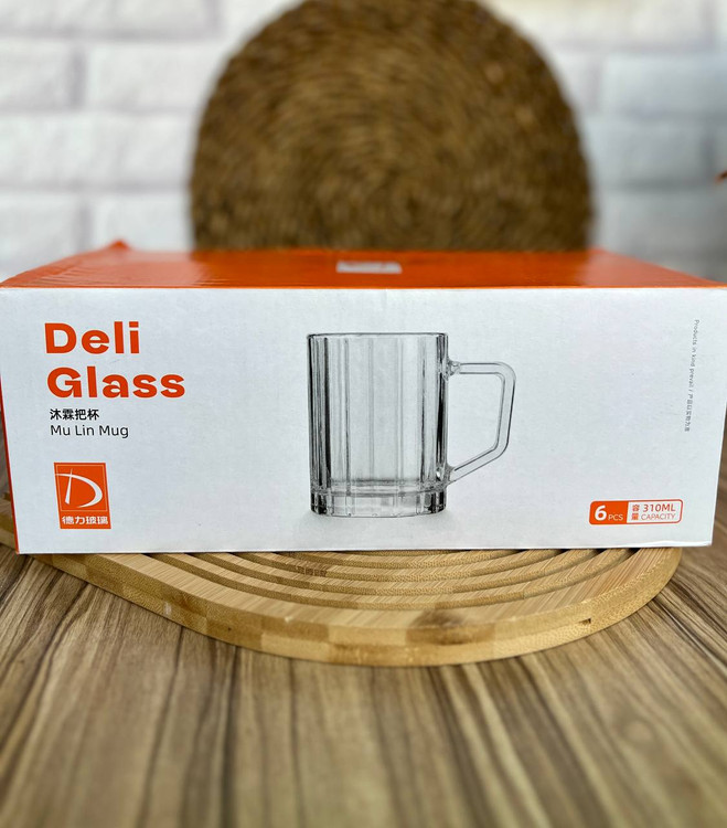 لیوان و ماگ دسته دار deli glass