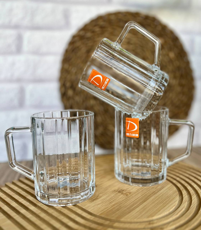 لیوان و ماگ دسته دار ۶ تایی مولین دلی گلس deli glass