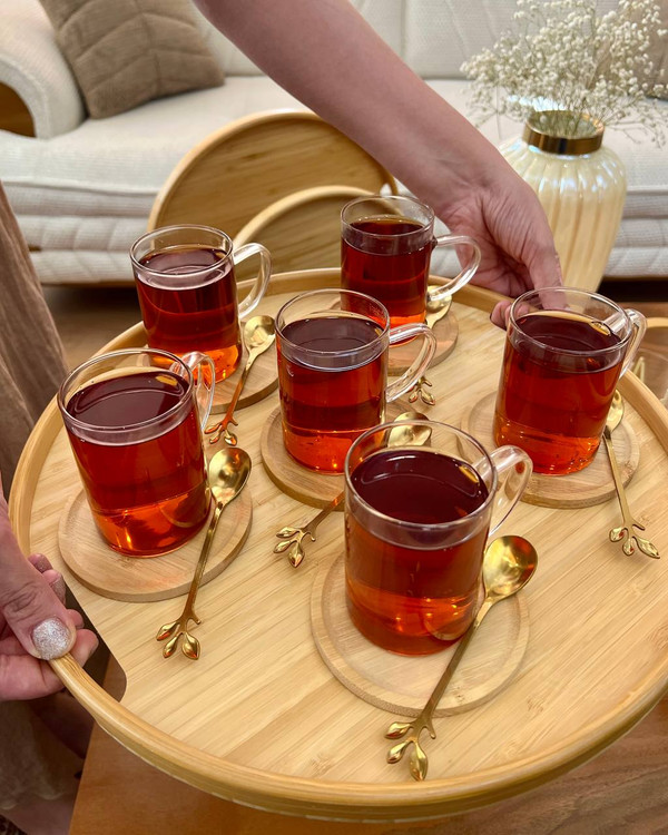 ماگ یا لیوان دسته دار سه تایی پیرکس ترک