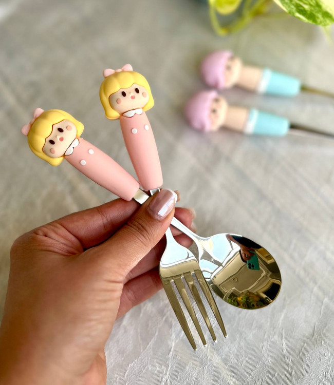 قاشق و چنگال عروسکی برای کودک