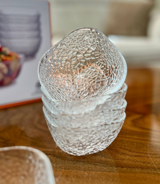 کاسه و پیاله مربع یخی دلی گلس