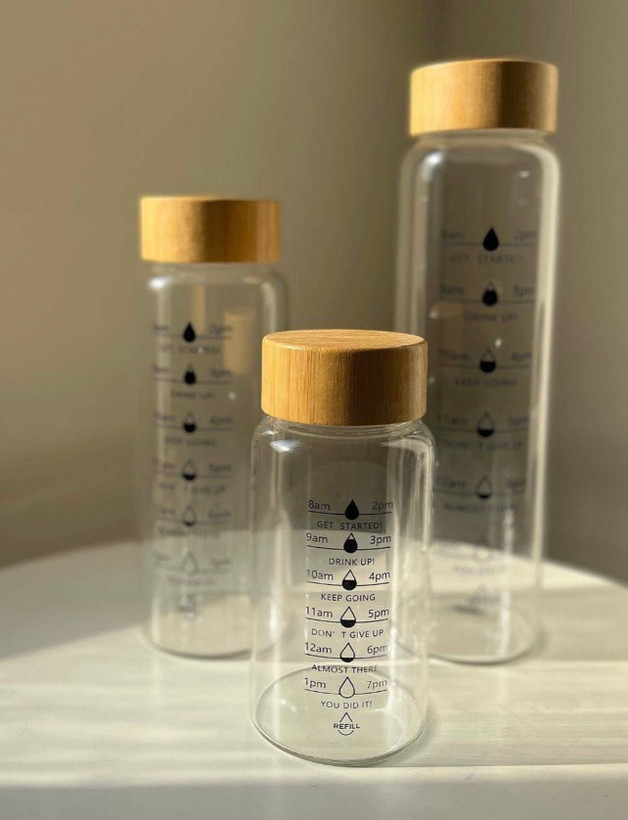 بطری پیرکس در بامبو