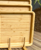 سینی و دیس بامبو مربع
