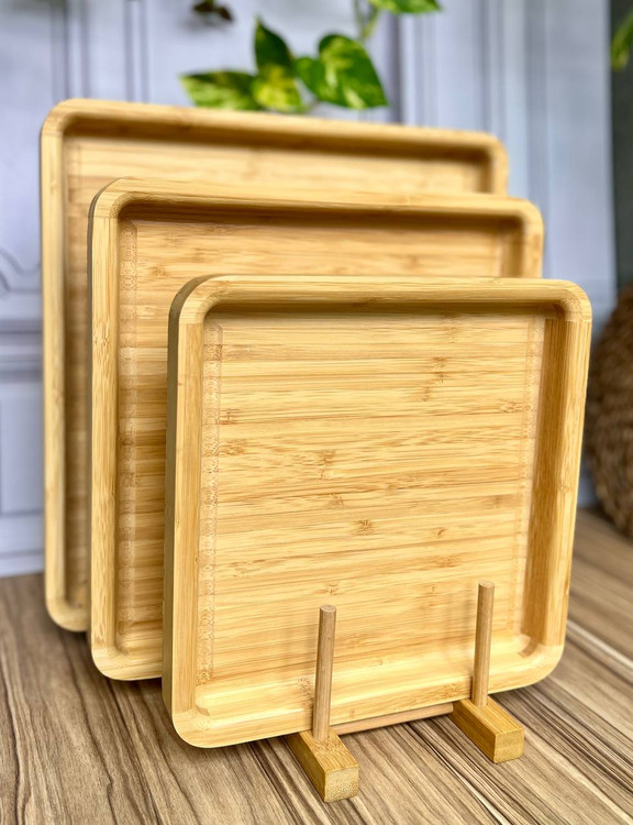سینی بامبو مربع