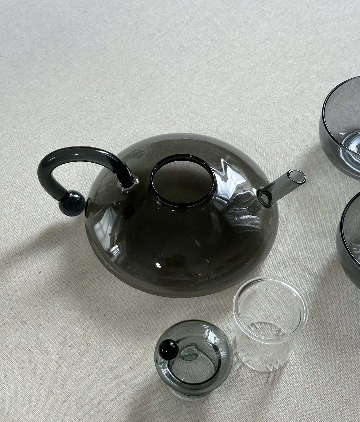 قوری شعله مستقیم دودی ترند