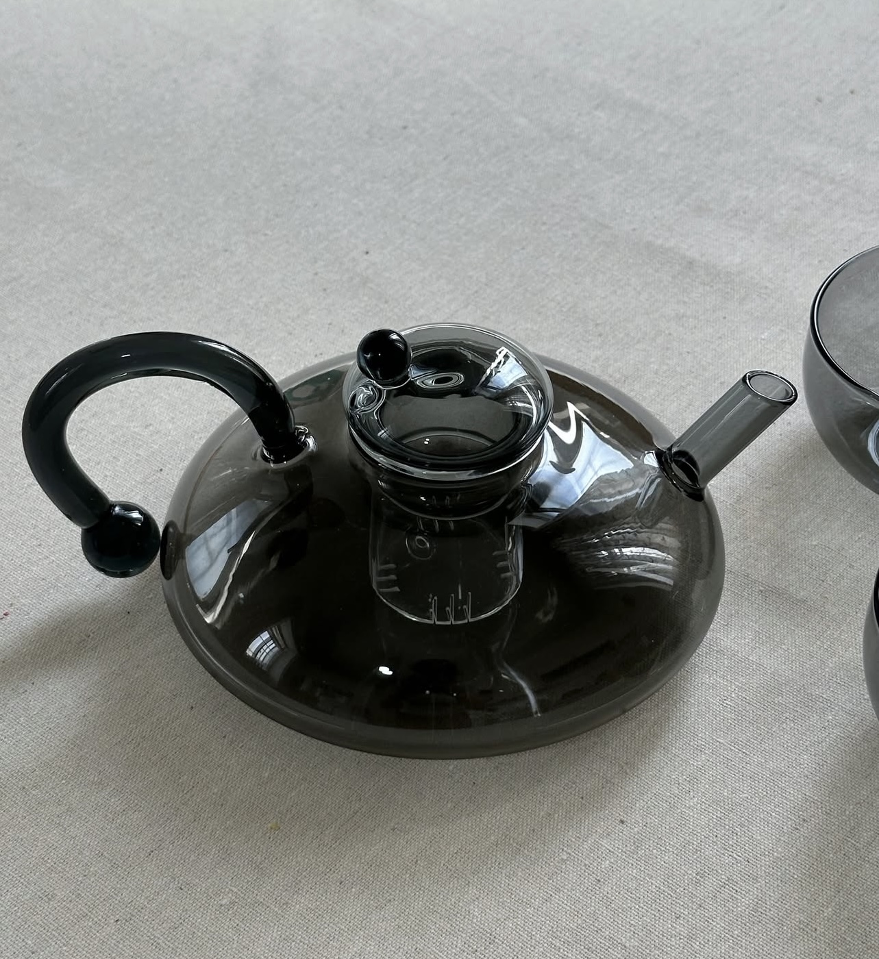 قوری شعله مستقیم دودی ترند