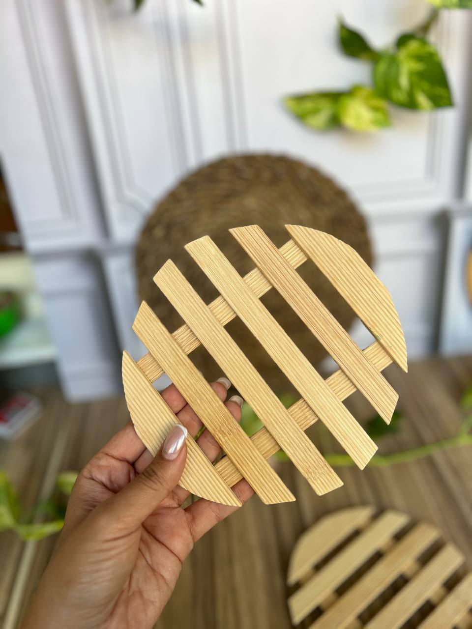 خرید زیر قابلمه بامبو