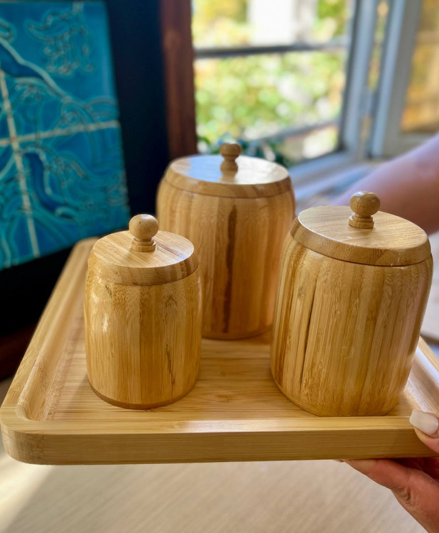 خرید بانکه سه تایی بامبو