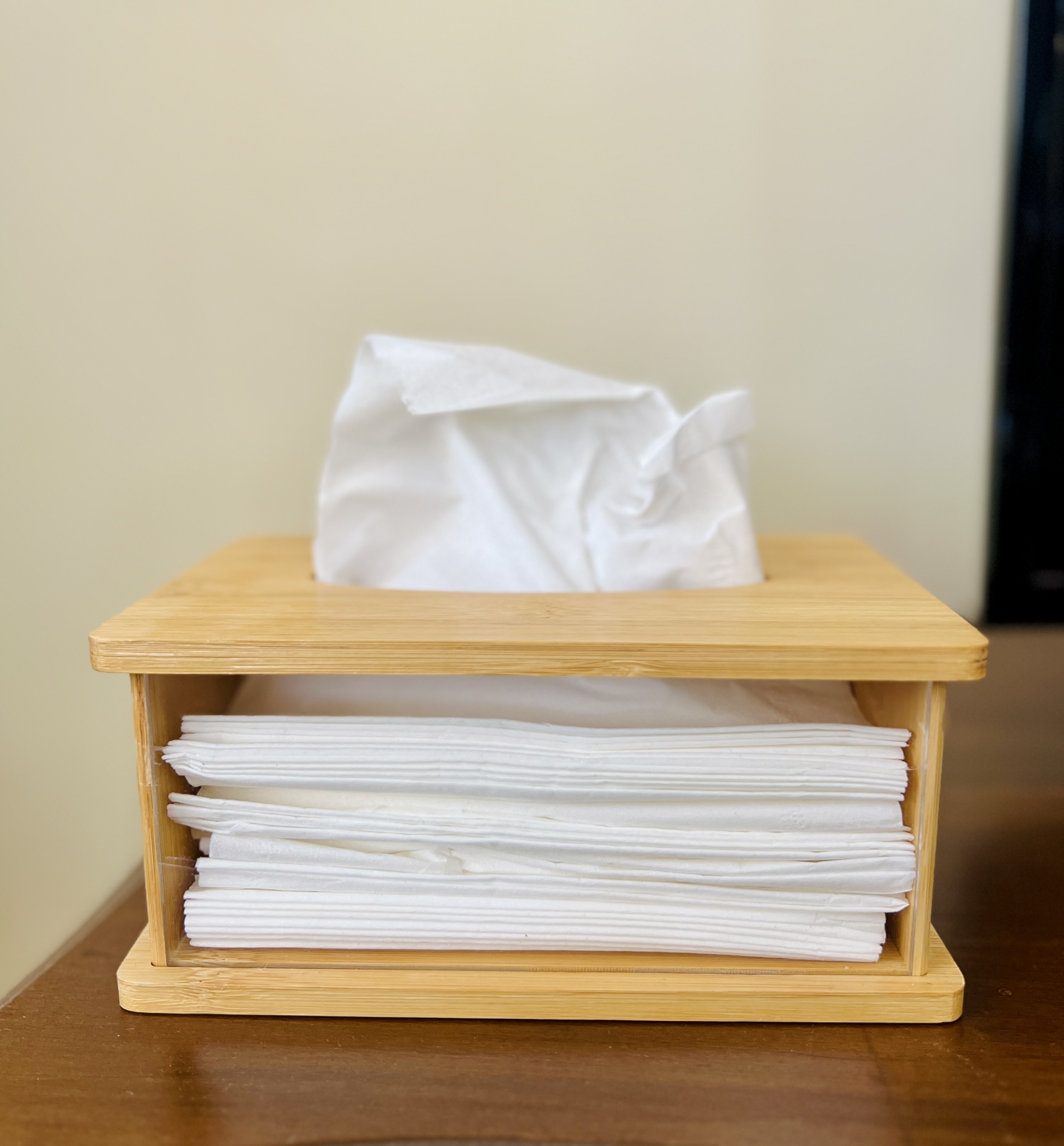 جا دستمالی بامبو و اکرولیک