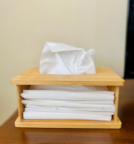 جا دستمالی بامبو و اکرولیک