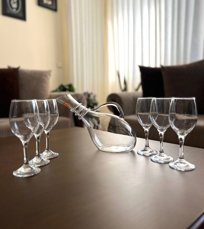 ست تنگ و گیلاس خوری دلی گلس deli glass