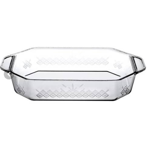 تابه و ظرف پیرکس هشت ضلعی طرحدار پاشاباغچه بورجام borcam کد ۵۹۹۷۴