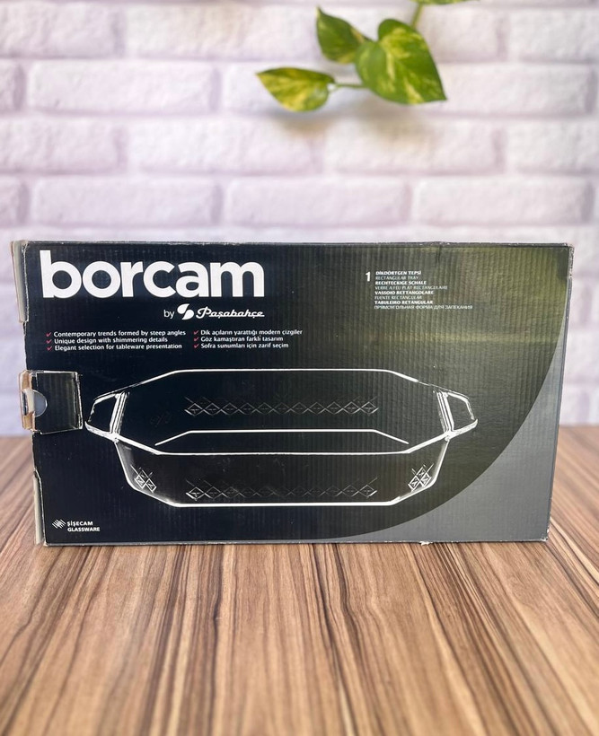 خرید تابه و ظرف پیرکس هشت ضلعی طرحدار پاشاباغچه بورجام borcam کد ۵۹۹۷۴