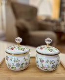 قندان لعابی طرح گل در الماسی