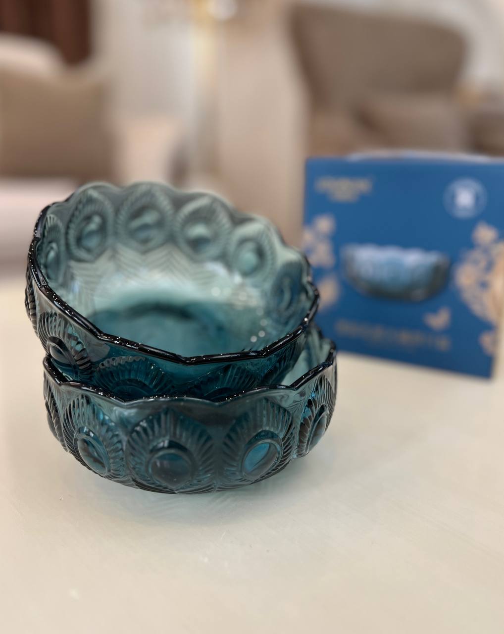 کاسه رنگی بلور lovwish