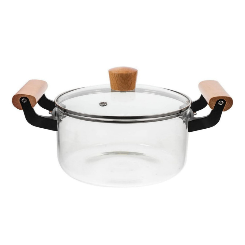 قابلمه پیرکس ۲/۵ لیتر دسته بامبو