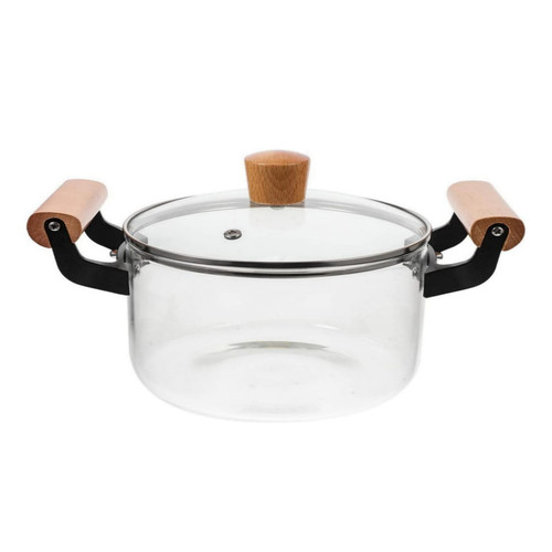 قابلمه پیرکس ۲/۵ لیتر دسته بامبو