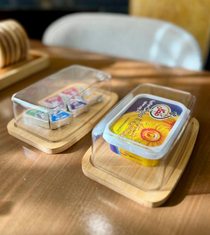 پنیر و کره خوری بامبو