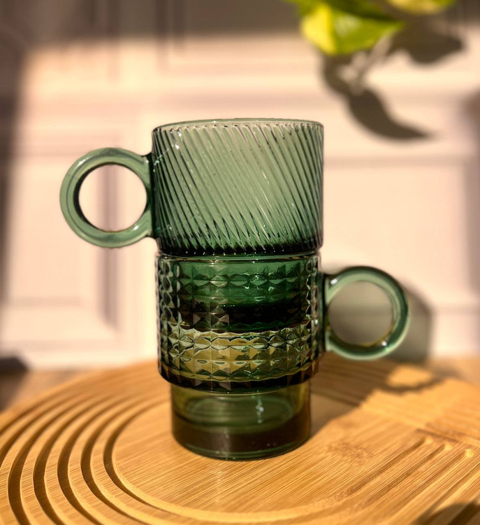 ماگ دوتایی رنگی برند lovwish