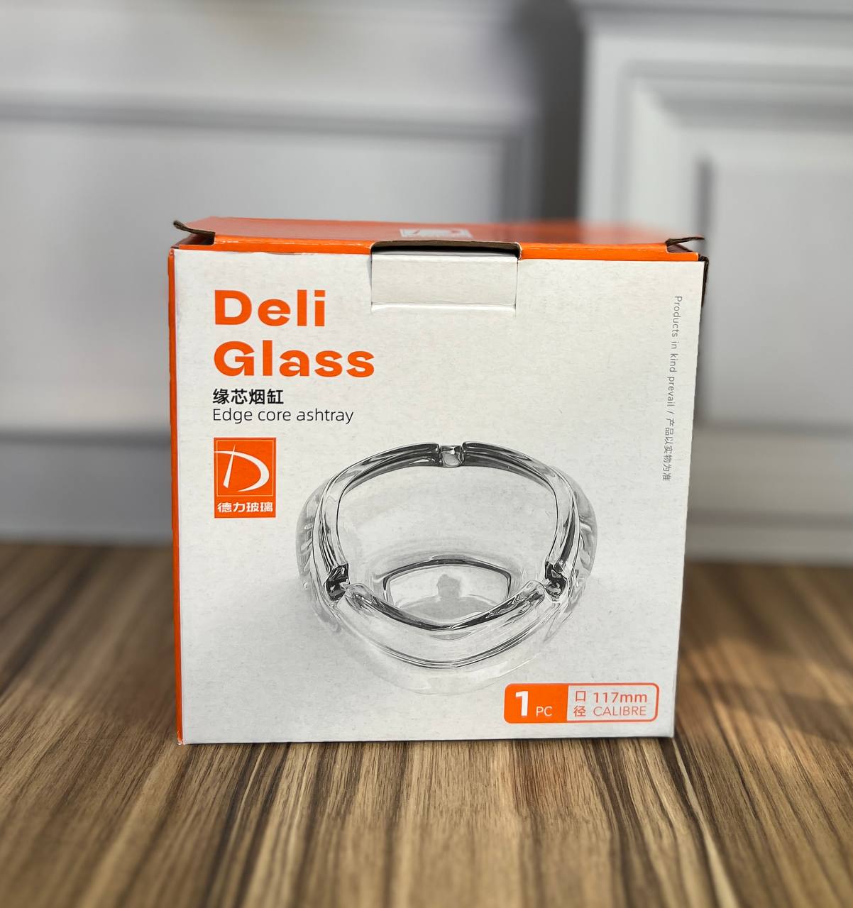 خرید زیر سیگاری قلبی کریستالی برند دلی گلس deli glass
