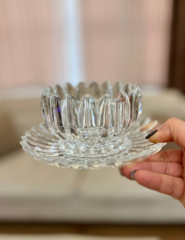 ست پیاله و پیشدستی مدل جنوا برند دلی گلس deli glass