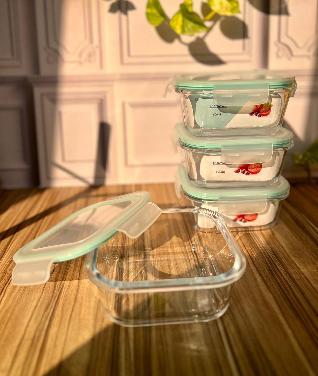 ظرف نگهدارنده پیرکس برند diamonds