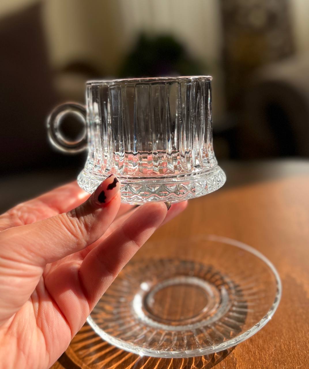 ست فنجان و نعلبکی مدل الیسا برند دلی