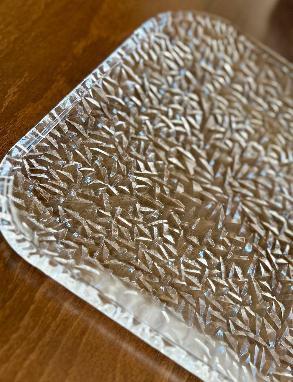 پیشدستی طرح یخ برند دلی گلس