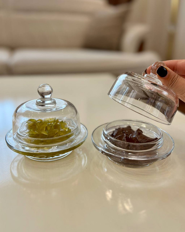 عسل خوری و مربا خوری deli glass