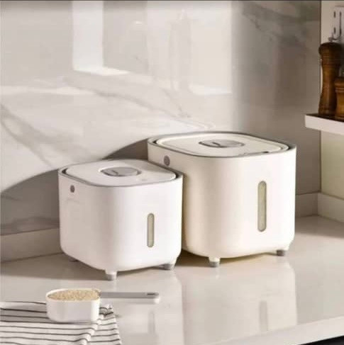 خرید سطل برنج و حبوبات یا جا برنجی مربع